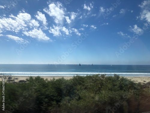 beach and sea
