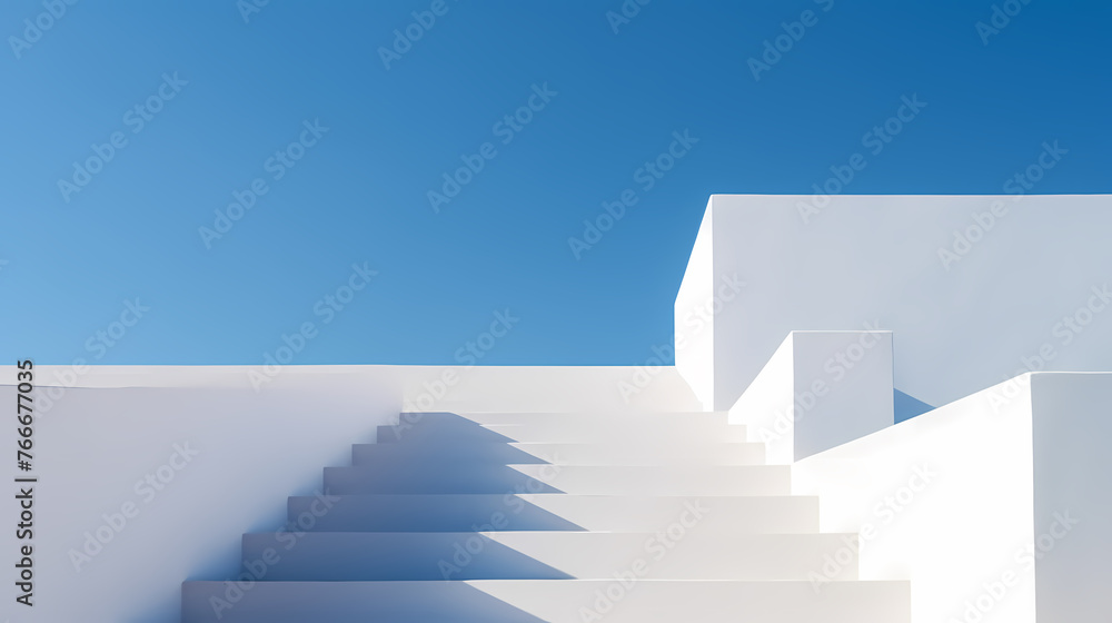 Fototapeta premium simple geometric architecture