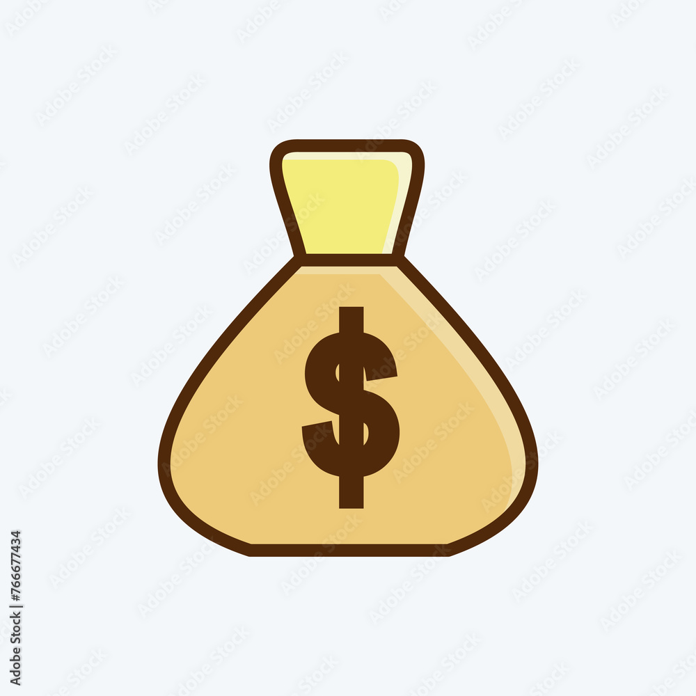 Icon Profit. suitable for Startup symbol. flat style. simple design editable. design template vector. simple illustration Icon Profit. suitable for Startup symbol. flat style. simple design editable. design template vector. simple illustration