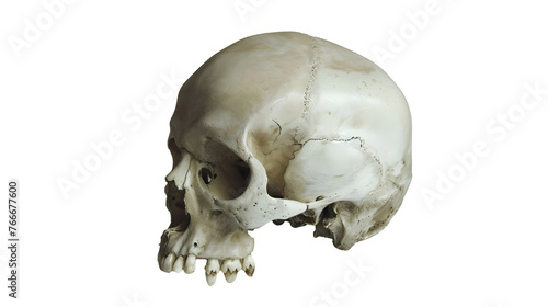 Human skull cut out

