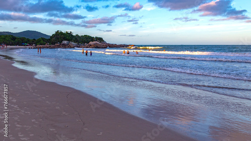 praia das bananeiras em Governador Celso Ramos Santa Catarina Brasil photo