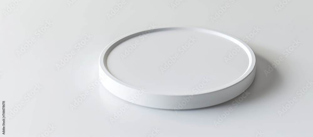 Circular beer coaster in white color. Mockup of a template in a round shape. Circular beer coaster in white color. Mockup of a template in a round shape.