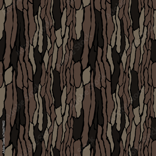 tree bark camouflage, wood camo pattern, tree bark texture pattern, Vector seamless camo tree bark tiger army fatigue pattern design