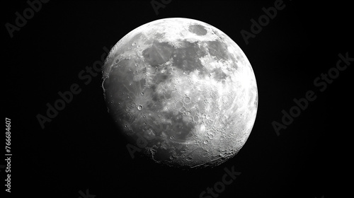 月のクローズアップ「AI生成画像」 © kai