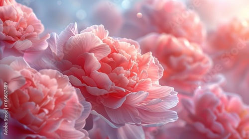 blurred rose color flower peony petals