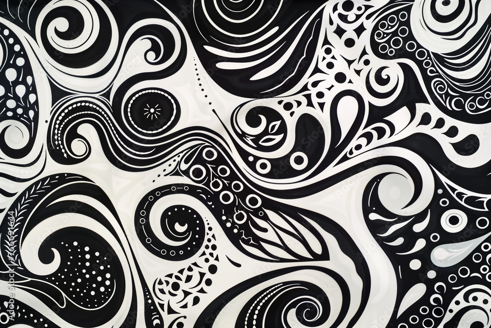 Fototapeta premium black and white seamless background