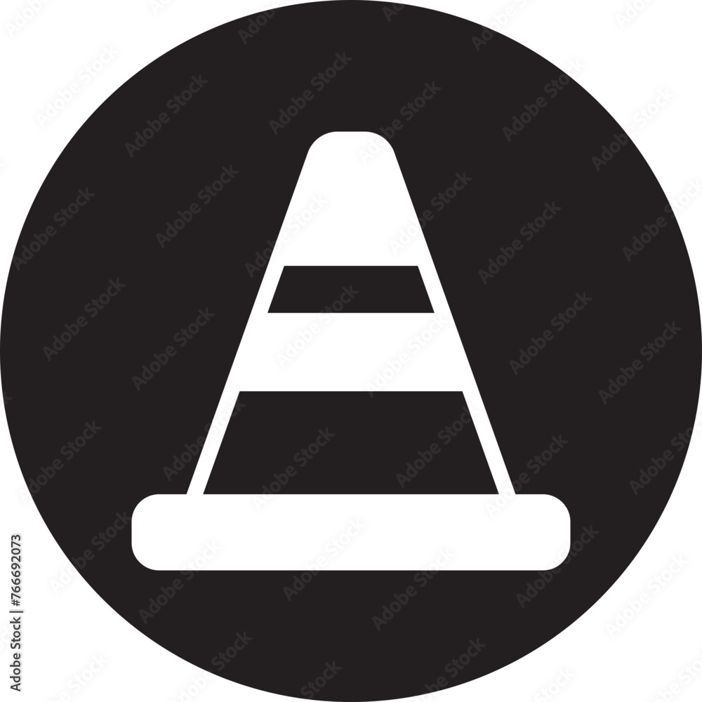 cone glyph icon cone glyph icon