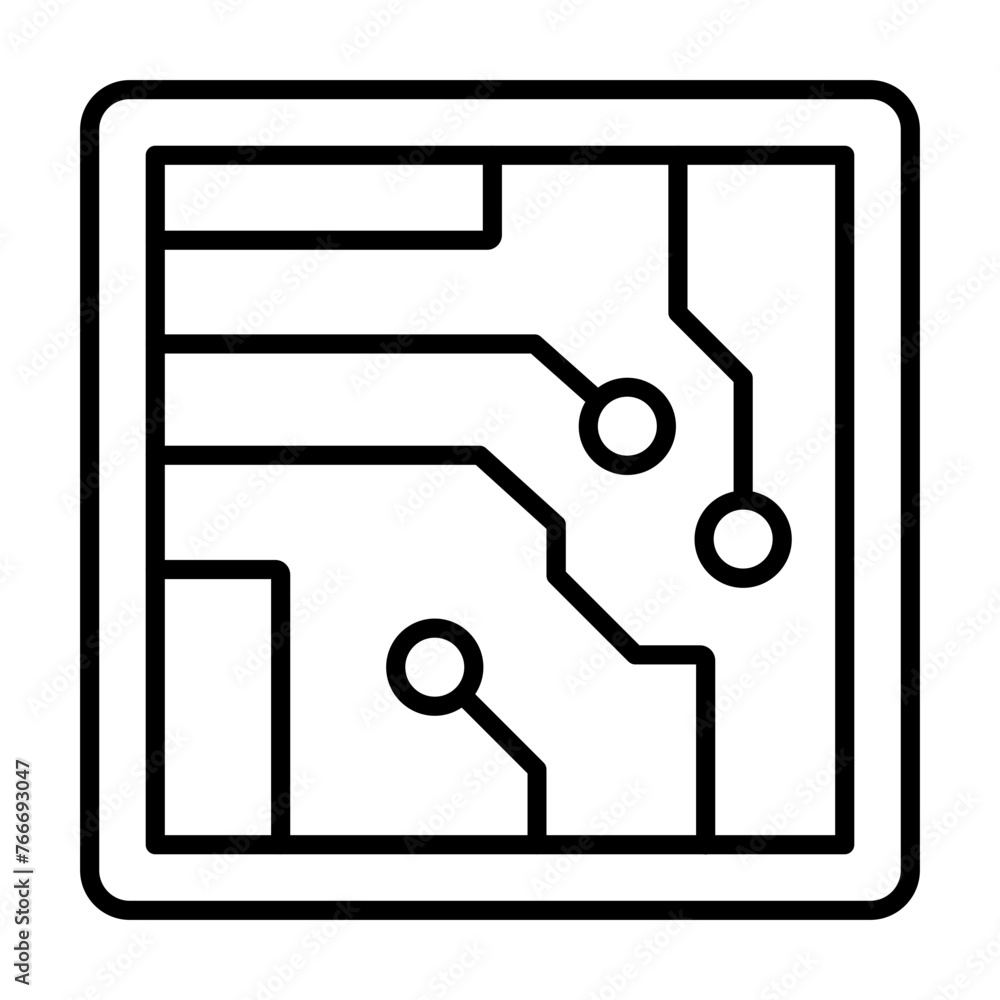 Electric Circuit Icon