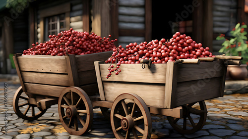 cart with peppers © Asad