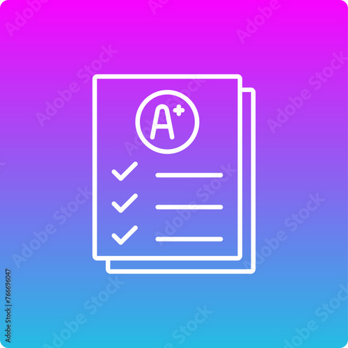 Report Card Icon