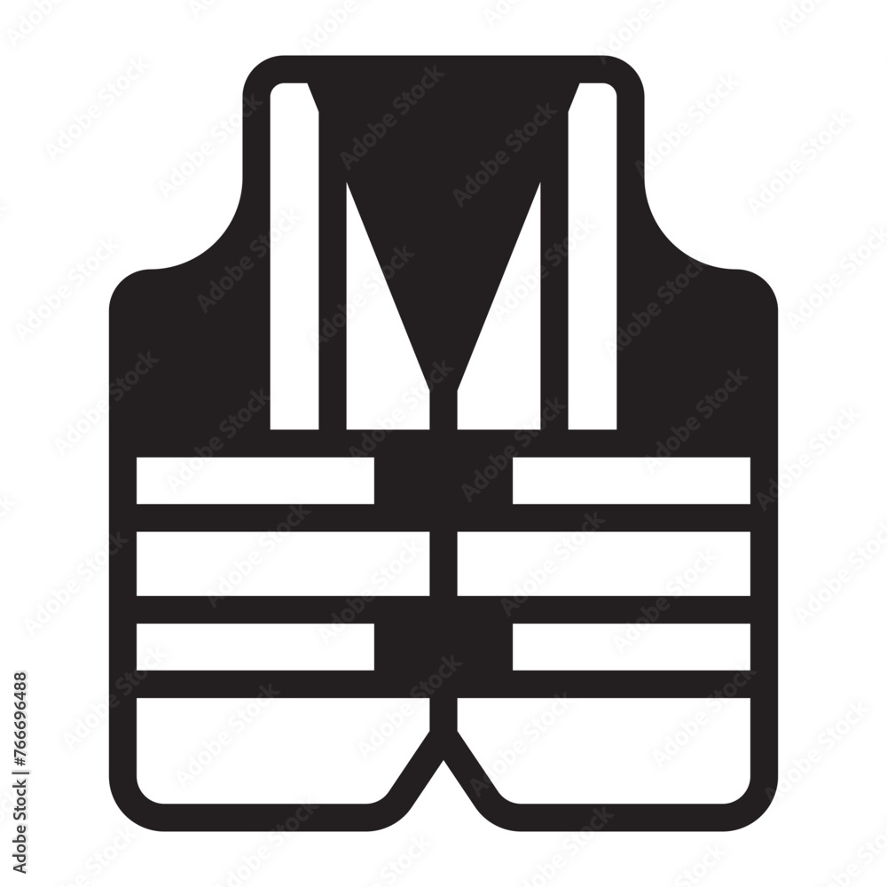 life jacket glyph icon life jacket glyph icon
