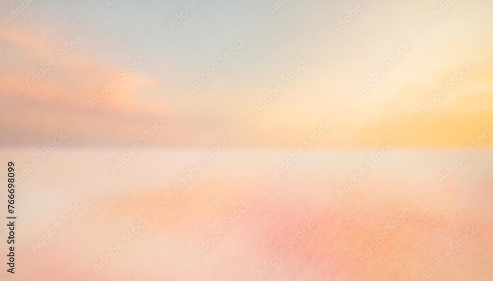 watercolor backdrop of peach fuzz color background with selective focus and copy space - obrazy, fototapety, plakaty 
