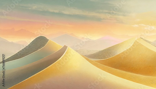 render abstract panoramic background surreal generative