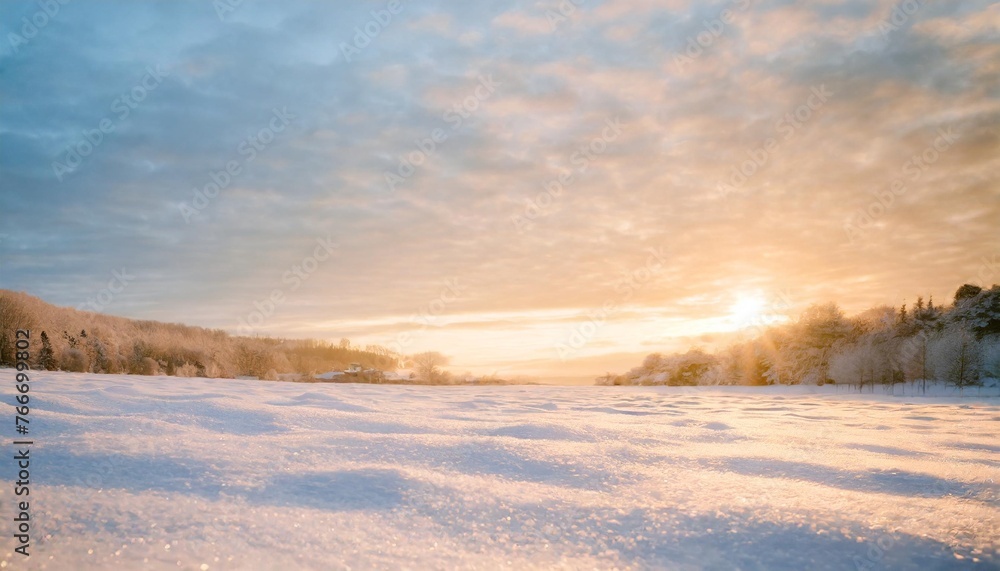 art blue snow christmas background