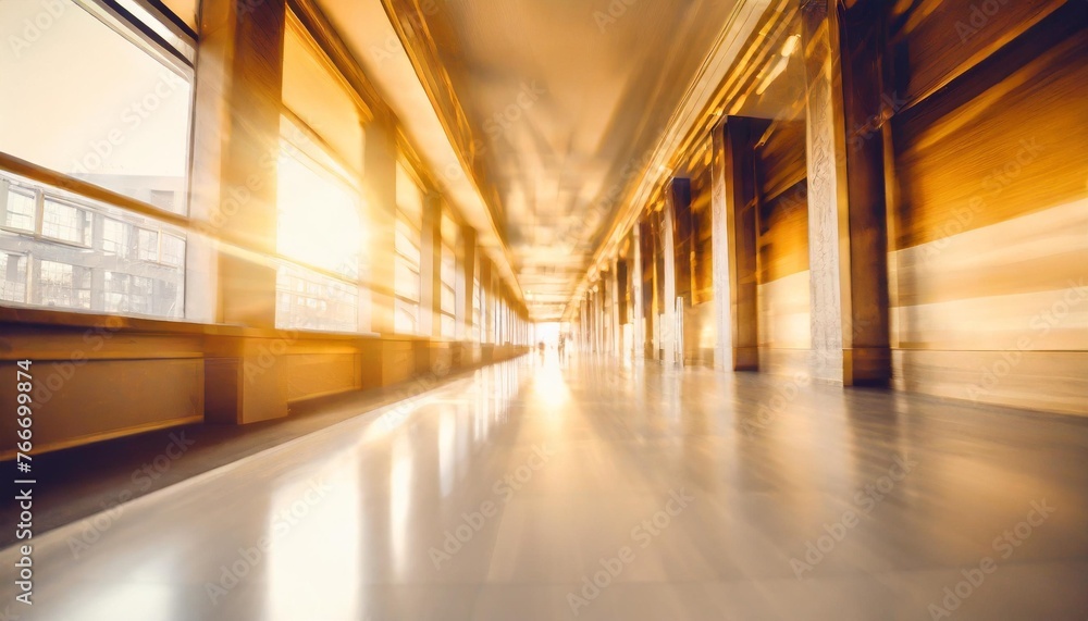 abstract blur exhibition hallway corridor background color tone effect