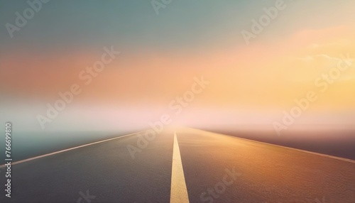 generative creative blurry outdoor asphalt background with mist