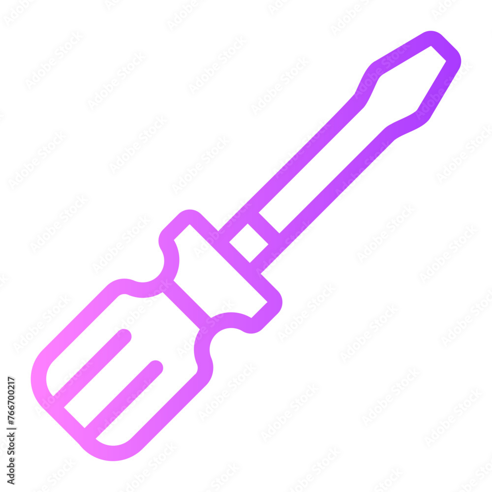 screwdriver gradient icon