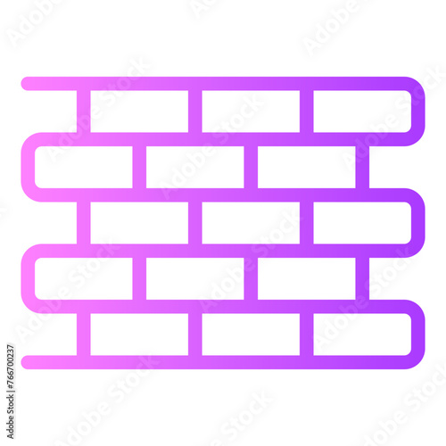 brickwork gradient icon