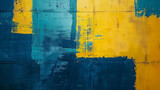 Transform your artwork with the striking visual impact of this yellow and blue composition.