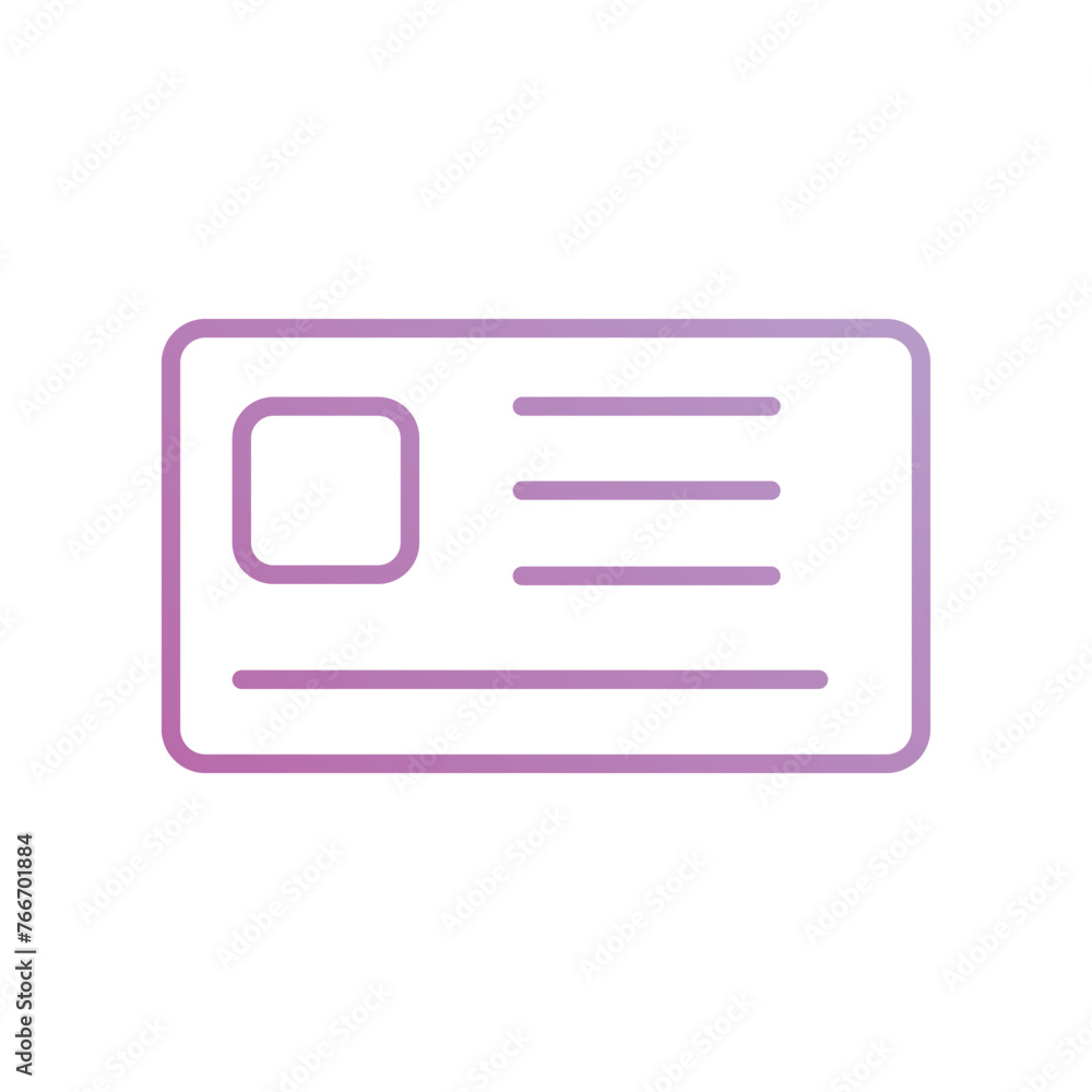 business card icon with white background vector stock illustration business card icon with white background vector stock illustration