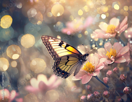 꽃과 나비 © 유나 전
