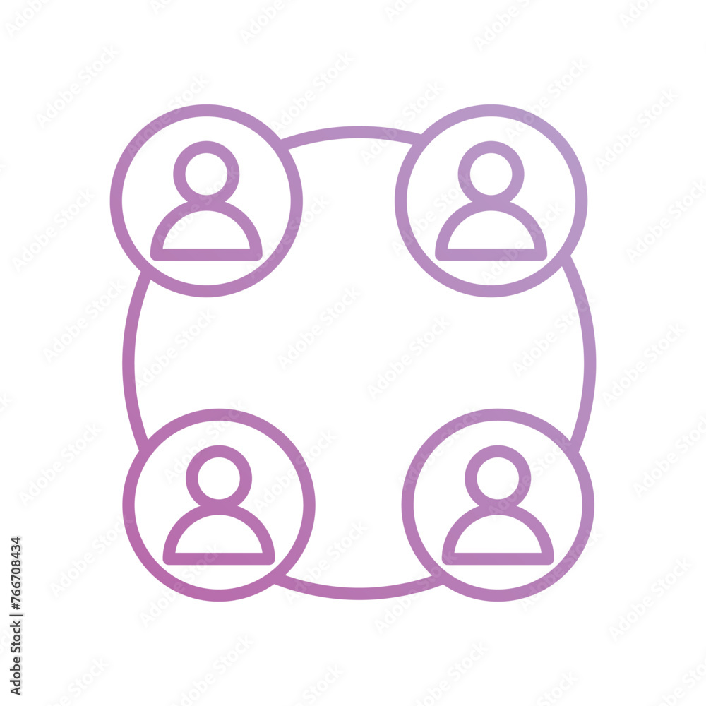 people network icon with white background vector stock illustration people network icon with white background vector stock illustration