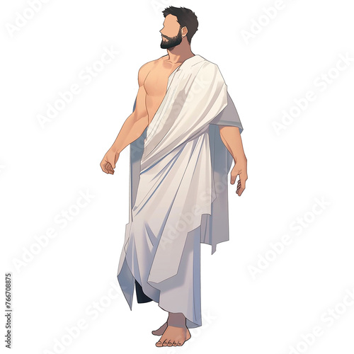 portrait of a person in ihram