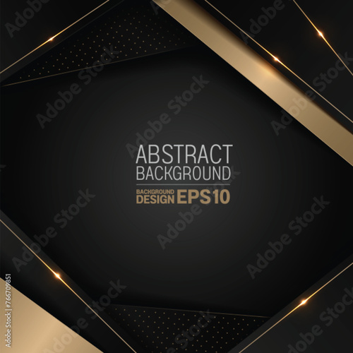 luxury lines black gold background, elements, perfect marketing materials, Modern banners websites, premium Illustration.
