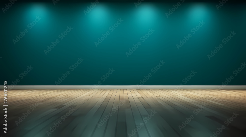 3D rendering of simple interior room, empty room