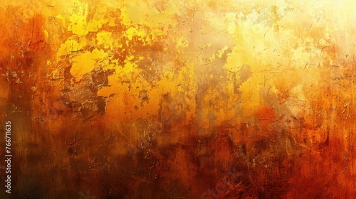 Sunny vintage background Wall painted gold, yellow and orange. Element for backgrounds, banners, wallpapers, posters, headers and covers. Fresh sun background. photo