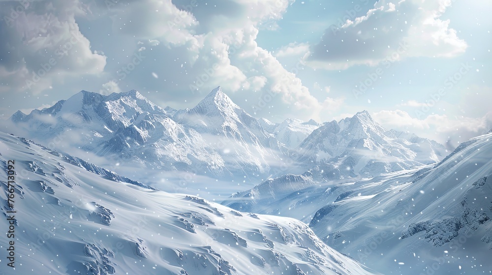 Snow mountain pic winter panorama wallpaper background Snow mountain pic winter panorama wallpaper background