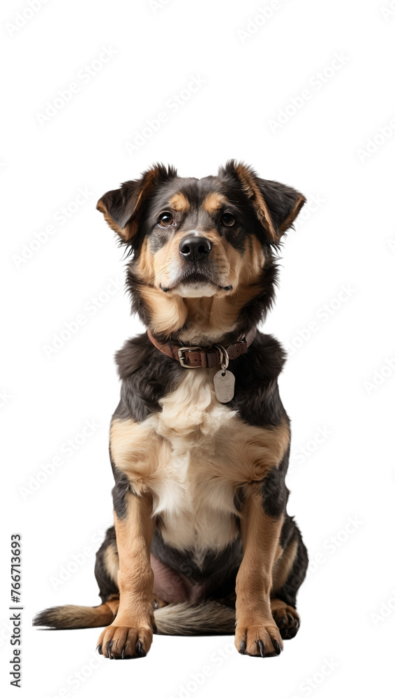 Obraz premium dog isolated on transparent background