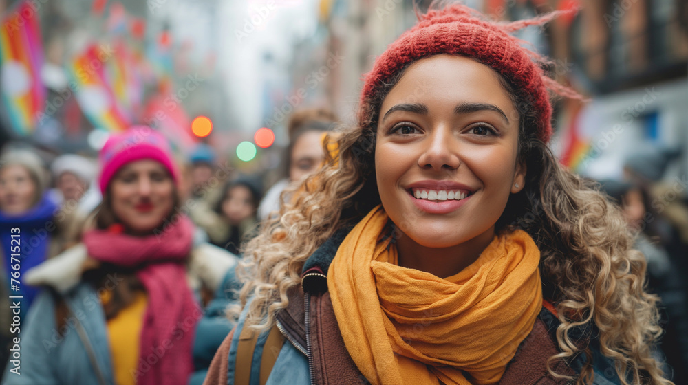 International Women's Day portrait of multi ethnic mixed age range women looking towards camera International Women's Day portrait of multi ethnic mixed age range women looking towards camera