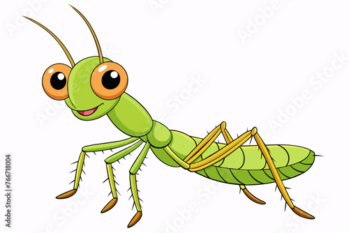 stick insect vector illustration