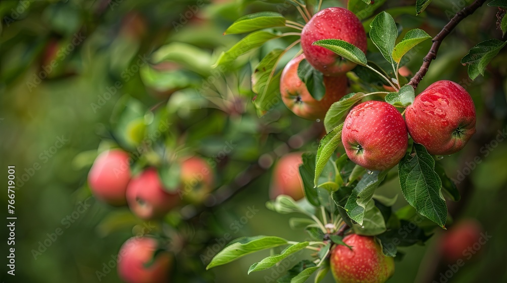 Fruit apple tree plant garden blossom. Background concept Fruit apple tree plant garden blossom. Background concept