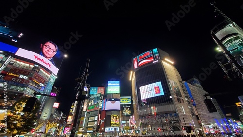 Photography Night in Shibuya city, Tokyo, Japan