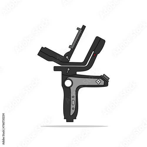 Gimbal icon vector. Gimbal icon vector symbol illustration. Modern vector icon for your design. Gimbal icon vector, Camera stabilizer