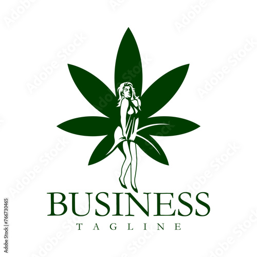 lady cannabis logo