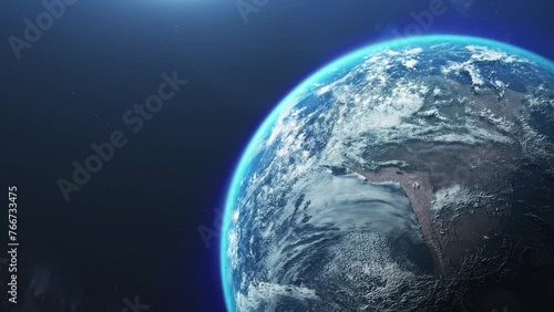 earth in space