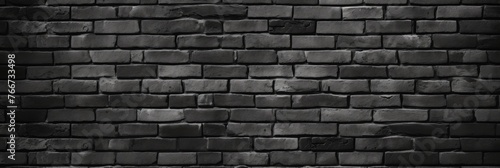 Dark brick wall background,banner