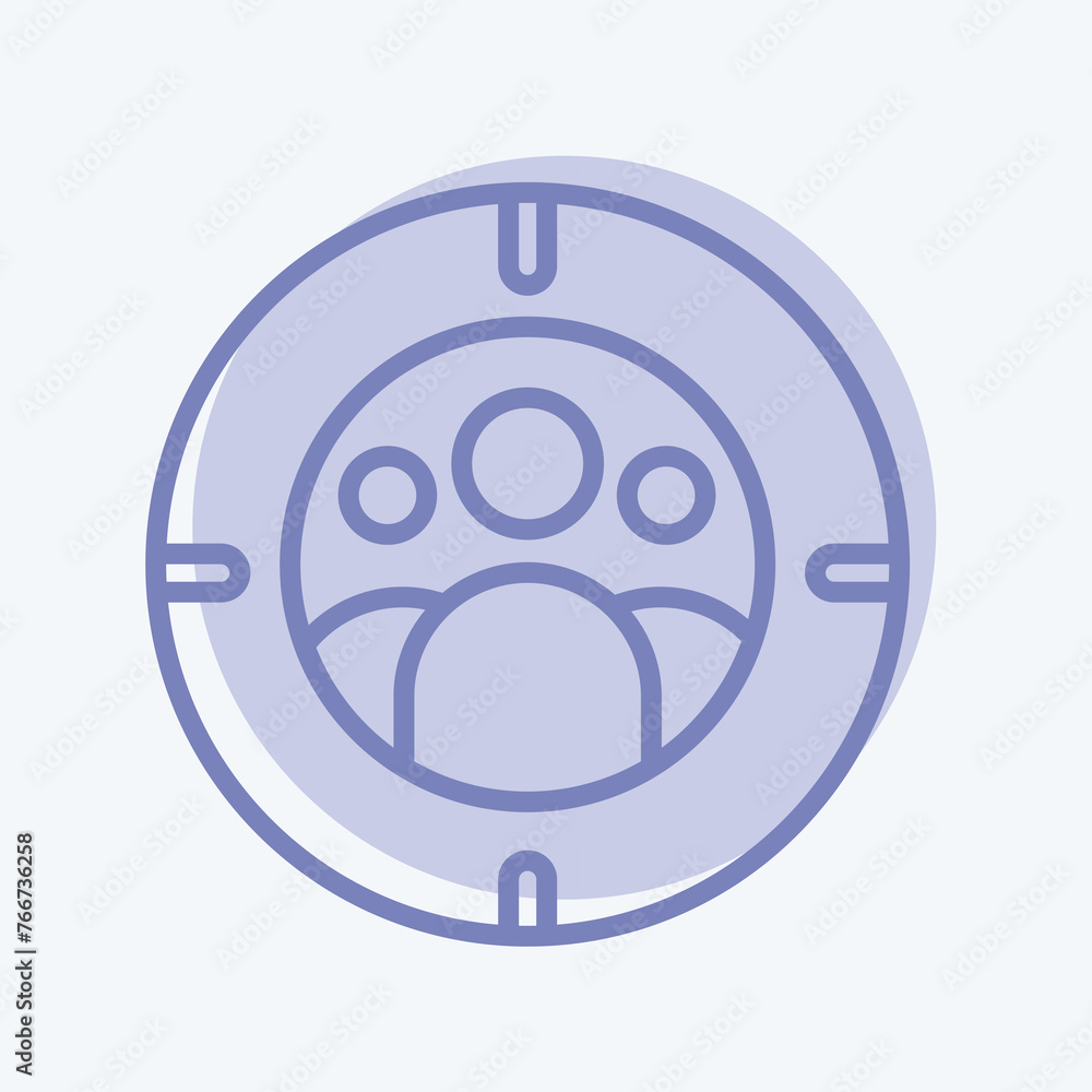 Icon Personality. suitable for Branding symbol. two tone style. simple design editable. design template vector. simple illustration Icon Personality. suitable for Branding symbol. two tone style. simple design editable. design template vector. simple illustration