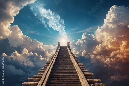 Stairway To Heaven Sky and Ligh