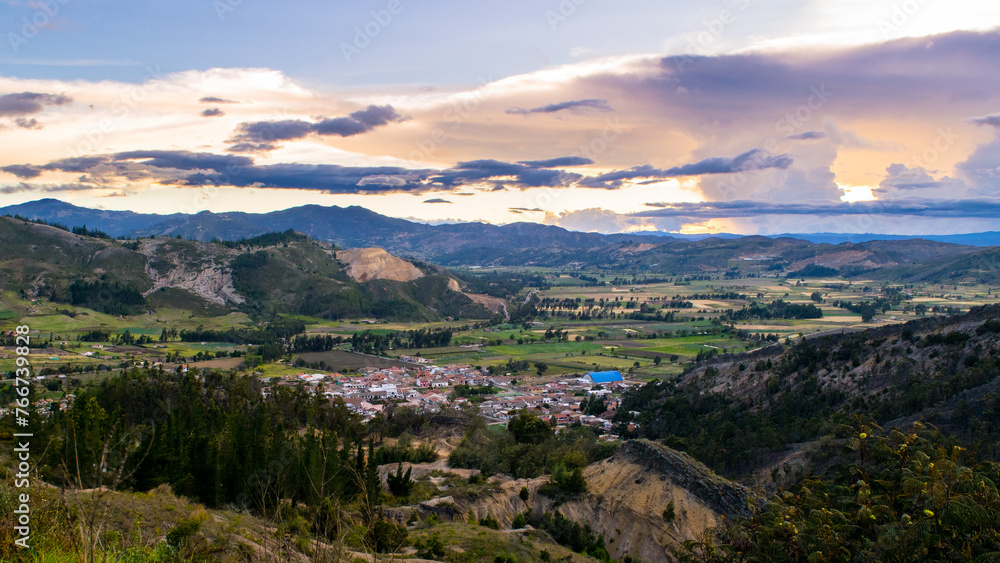 view of the mountains