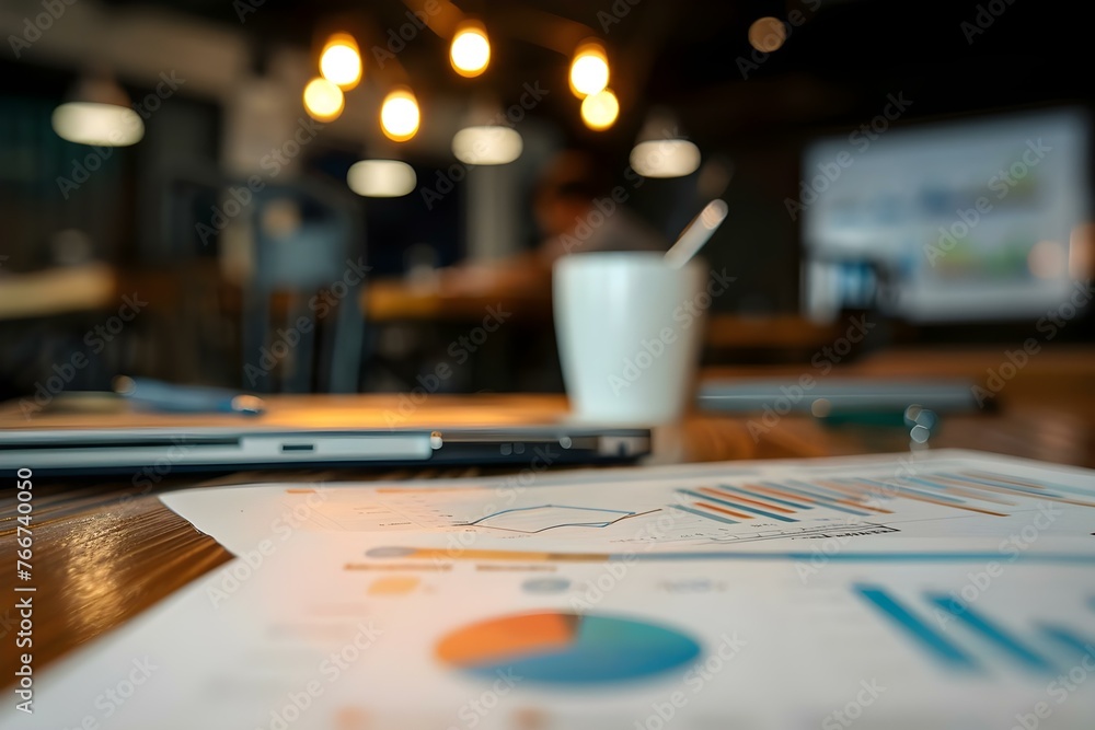 Analysts studying financial data and marketing strategy with BI dashboard paper format graphs and charts. Concept Business Intelligence, Financial Analysis, Marketing Strategy, Data Visualization Analysts studying financial data and marketing strategy with BI dashboard paper format graphs and charts. Concept Business Intelligence, Financial Analysis, Marketing Strategy, Data Visualization
