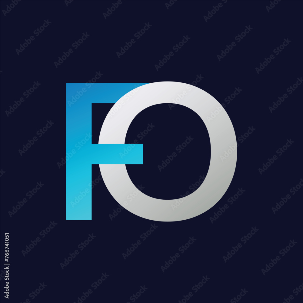 FO Letter Logo Template Illustration Design. FO Letter Logo Template Illustration Design.