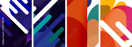 Geometric elements abstract backgrounds for wallpaper, business card, cover, poster, banner, brochure, header, website