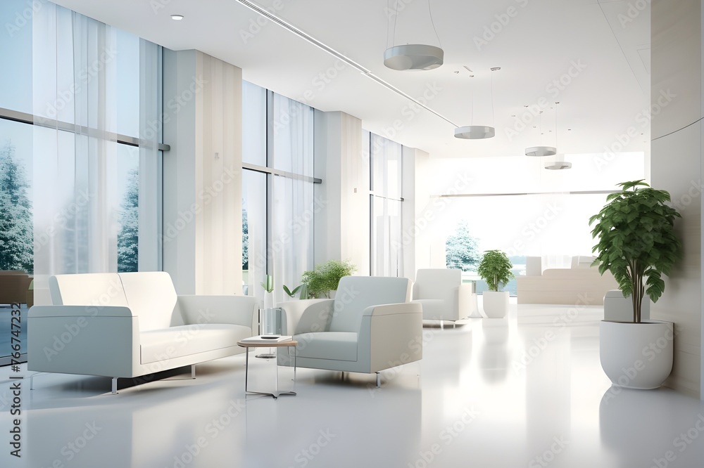 Gallery Space in a Modern Hospital Environment Gallery Space in a Modern Hospital Environment