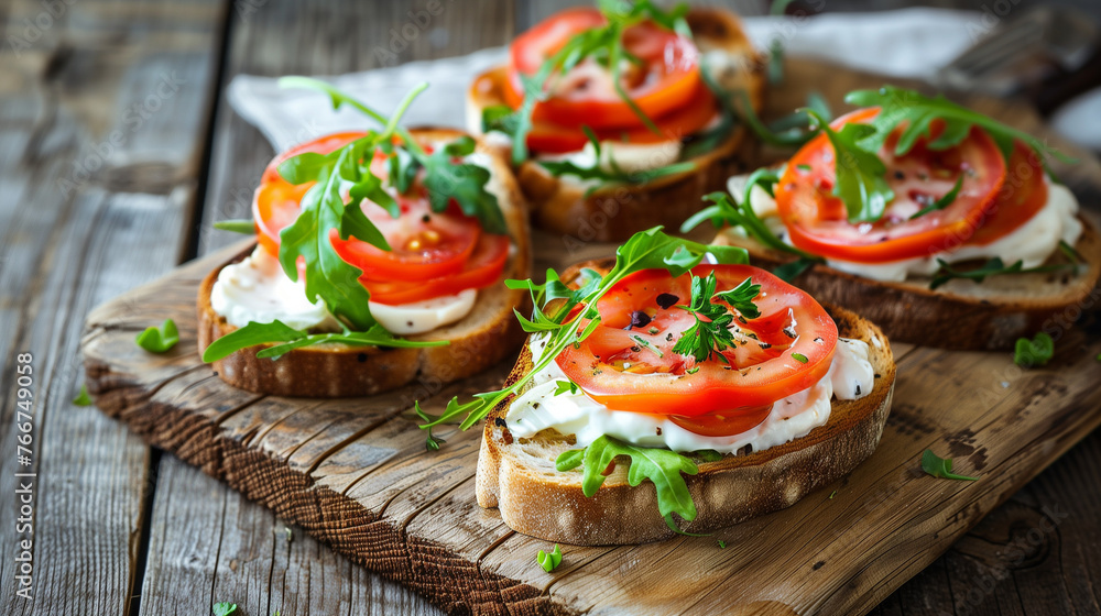 bruschetta with tomato and basil bruschetta with tomato and basil