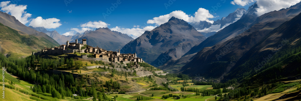 Magical Expression of Aosta Valley - Embracing Alpines, River, Ancient Architecture and Vibrant town