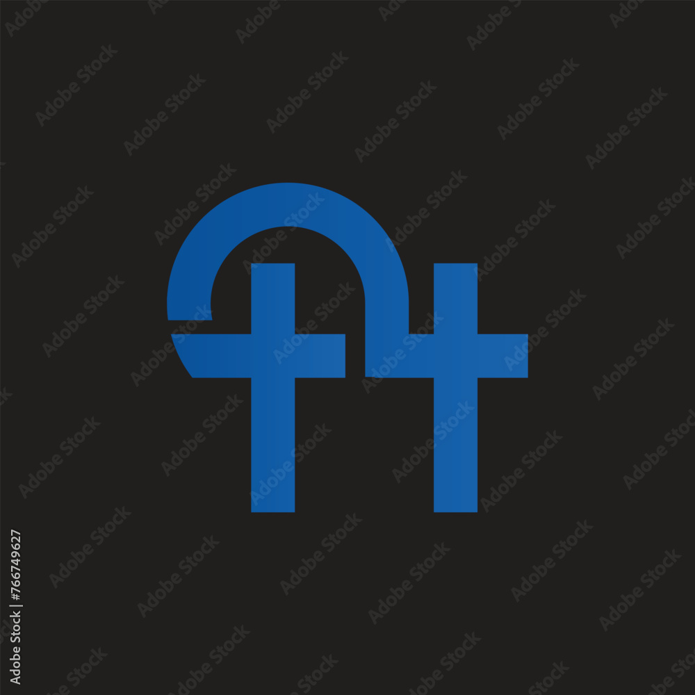 Fototapeta premium Letter tt logo, vector design template 